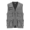 Venera 200 g/m2 v-neck multi-pocket workwear vest  Standard | Lead | M | No Branding | not available | not available | not available