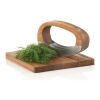 AdHoc RoccaVerde Chopping knife with chopping board brown | No Branding | not available | not available