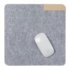 VINGA Albon GRS recycled felt mouse pad grey | No Branding | not available | not available