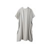 VINGA Tolo hammam terry beach poncho grey-off white | No Branding | not available | not available | not available