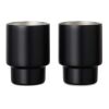 VINGA Nagano RCS  recycled SS mugs, set of 2 black | No Branding | not available | not available