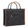 VINGA Bosler RCS recycled canvas tote black | No Branding | not available | not available