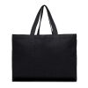 VINGA Hilo AWARE™ recycled canvas maxi tote bag black | No Branding | not available | not available | not available