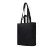 VINGA Hilo AWARE™ recycled canvas zip tote black | No Branding | not available | not available | not available