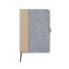 VINGA Albon GRS recycled felt notebook grey | No Branding | not available | not available