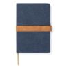 VINGA Bosler RCS recycled canvas note book navy | No Branding | not available | not available