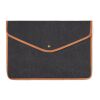 VINGA Bosler GRS recycled canvas 16" laptop sleeve black | No Branding | not available | not available