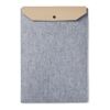 VINGA Albon GRS recycled felt 17" laptop sleeve grey | No Branding | not available | not available