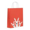 Gift paper bag medium red | No Branding | not available | not available | not available