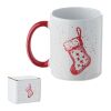 Seasonal ceramic mug 300ml red | No Branding | not available | not available