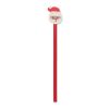 Christmas pencil with eraser red