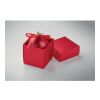 Christmas bauble gift box red