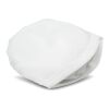 Foldable frisbee in pouch white