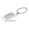 Metal rectangular key ring shiny silver | No Branding | not available | not available | not available