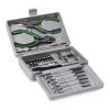 Foldable 25 piece tool set silver | No Branding | not available | not available | not available