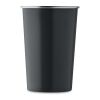 Recycled stainless steel cup black | No Branding | not available | not available