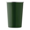 Recycled stainless steel cup Dark green | No Branding | not available | not available