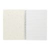 A5 seed paper cover notebook with Twin-wire white | No Branding | not available | not available