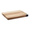 Acacia wood cutting board with knife sharpener wood | No Branding | not available | not available