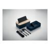 Recycled PP lunch box navy blue | No Branding | not available | not available | not available
