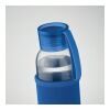 Recycled glass bottle 500 ml royal blue