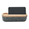 RPET felt pencil case with lid wood | No Branding | not available | not available