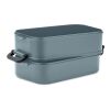 Lunch box in recycled PP petrol | No Branding | not available | not available | not available