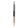 Push button cork & aluminium pen black | No Branding | not available | not available