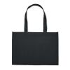 Gusset non-woven shopping bag black | No Branding | not available | not available | not available