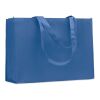 Gusset non-woven shopping bag royal blue | No Branding | not available | not available | not available