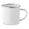 Vintage enamel layered mug 200ml white | No Branding | not available | not available | not available