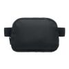 300D RPET polyester waist bag black | No Branding | not available | not available | not available