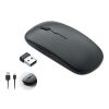 Rechargeable wireless mouse black | No Branding | not available | not available