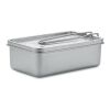Stainless steel lunch box silver | No Branding | not available | not available | not available