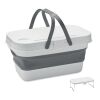 Collapsible picnic basket white | No Branding | not available | not available
