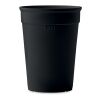 Recycled PP cup capacity 300ml black | No Branding | not available | not available