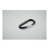 Carabiner clip in aluminium. black | No Branding | not available | not available