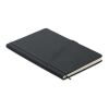 A5 notebook PU front pocket black | No Branding | not available | not available | not available