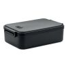 Recycled PP lunch box 2200 ml black | No Branding | not available | not available | not available