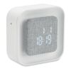 Recycled ABS/RPET alarm clock white | No Branding | not available | not available | not available