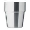Double wall tumbler 250 ml matt silver | No Branding | not available | not available | not available