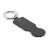 Key ring with trolley token black | No Branding | not available | not available