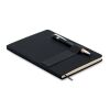 A5 RPET notebook with pen black | No Branding | not available | not available | not available