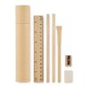 Paper tube stationery set beige | No Branding | not available | not available | not available
