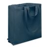 Recycled cotton shopping bag blue | No Branding | not available | not available | not available