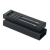 Recycled aluminium pen set black | No Branding | not available | not available | not available