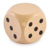 Schima wooden dice 5cm dia wood | No Branding | not available | not available