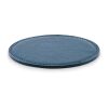 Round coaster in PU navy blue | No Branding | not available | not available | not available