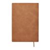 A5 notebook in smokey PU brown | No Branding | not available | not available | not available