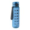 Sports water bottle RPET 1L transparent/light blue | No Branding | not available | not available | not available